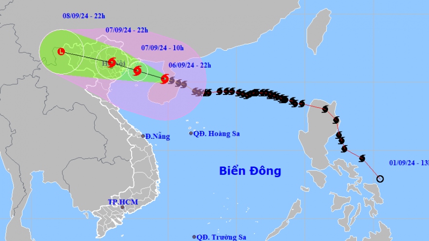 Bão số 3 vào Vịnh Bắc Bộ, cách Quảng Ninh khoảng 280km